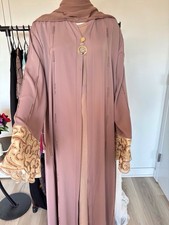 Dubai Luxury Abaya Muslim Women Long Maxi Dress Size 2xl