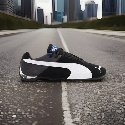 BRAND NEW PUMA x SPARCO Cat OG Men Driving ShoesBlack/ White/Dark Coal12.5