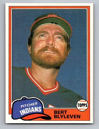 Bert Blyleven #738 1981 Topps Traded card