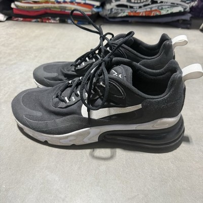 Nike Air Max 270 React Black Grey Low Top Sneakers Everyday Casual Wear Mens 9