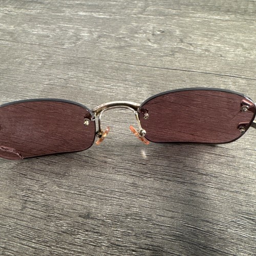 Brighton Sunglasses Stardust A11291 Red Silver Rhinestone FRAMES ONLY 54-19-135 - Picture 5 of 6