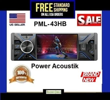 Power Acoustik PML-43HB Bluetooth Digital 1080P Multimedia Receiver w/ 4.3" LCD