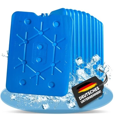 12 x Nemt 800 ml Flacher Kühlakku Kühlelemente für Kühltasche oder Kühlbox