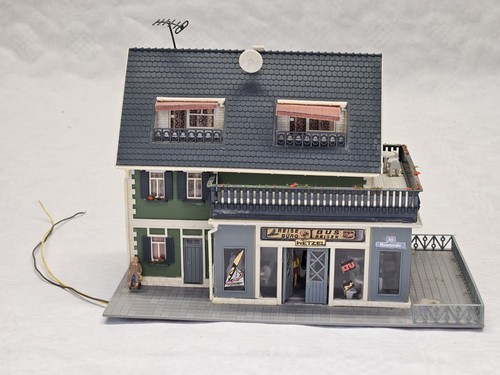 VOLLMER 51773 H0 OFICINA DE VIAJES CON DECORACIÓN INTERIOR terminado de construir COLECCIONISTA VINTAGE  | Zustand: Gebraucht