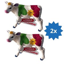 2x Schleich 72207 Farbenfrohes Fr&uuml;hlingskalb (Exclusive) - Neu - Special 2023