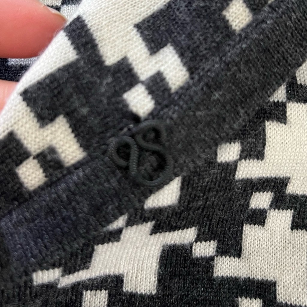 Pendleton Plus Merino Wool houndstooth Poncho One… - image 8