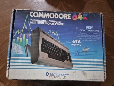 1982 Commodore 64 Personal Computer Original Box & Inserts Only C64 Box Only!