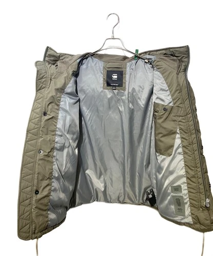 G-Star RAW Field Hooded Puffer Jacket Men's Size M Olive image 3