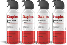 Compressed Air Duster 10 Oz. Cans for Electronics, Keyboards Office Devices,