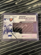 ALEXANDER VOLKOV 19-20 ENGRAINED ROOKIE SIGNATURE SHOTS 242/249
