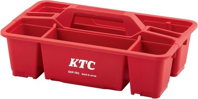 KTC Plastic Hard Trey Case W465 x D300 x H170mm Black Red EKP-TR3 EKP-TR3BK