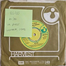 Wizzard I Wish It Could Be Christmas Everyday Vinyl Record VG/VG HAR 5079 1973