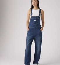 Levi's Vintage Denim Women's Overalls  Propose To Me - Dark Wash NEW 