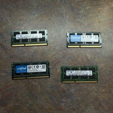 Crucial Samsung DDR3-1866 SO-DIMM Laptop RAM 4x4GB 16GB Lot 204-Pin