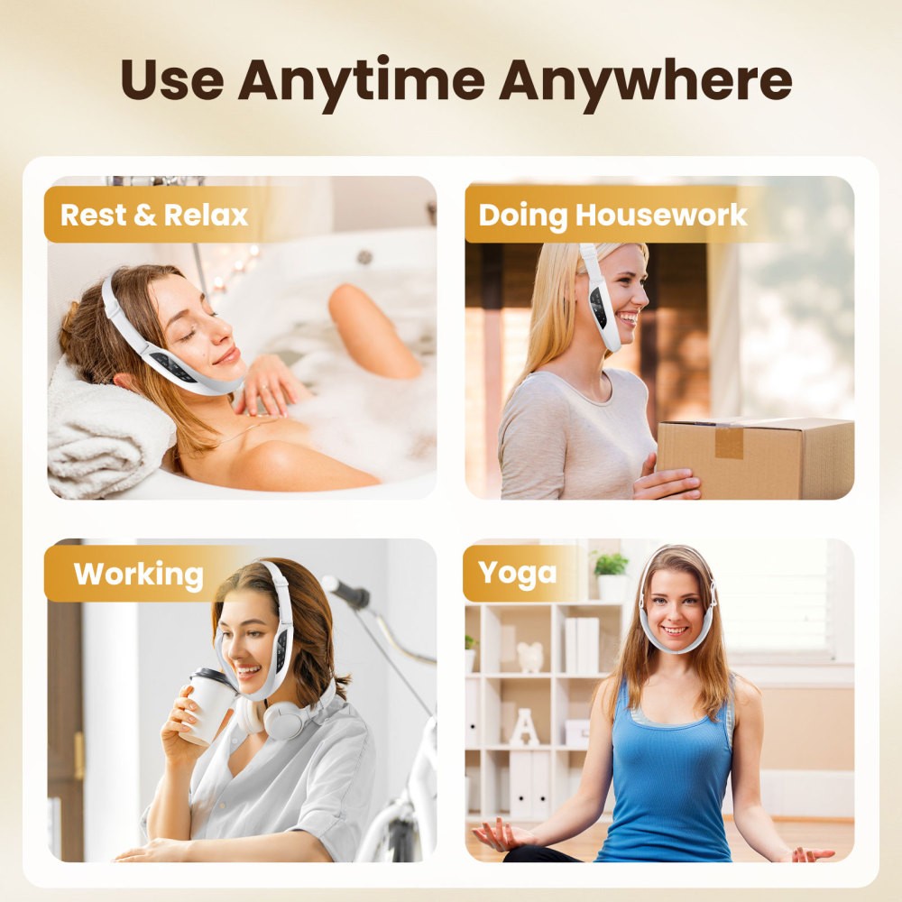 Face V-Line Lifting Device Double Chin Cheek Reducer Slimming Face Massager