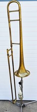 Conn Elkhart Pan American trombone serial 231817, horn case