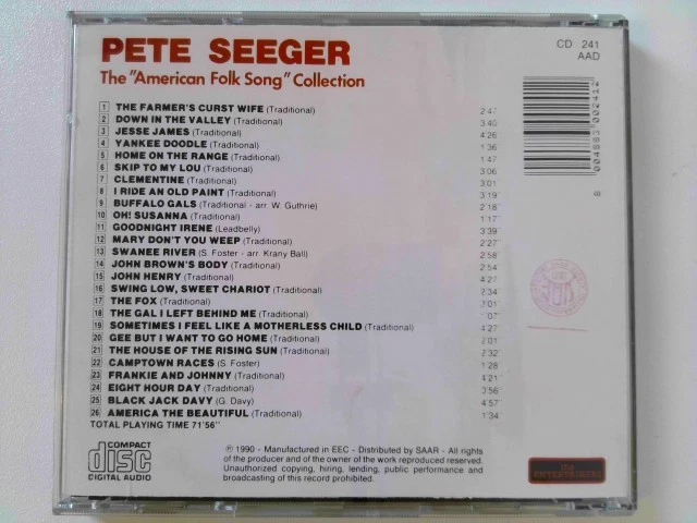 American Folk Song Collection Seeger, Pete: - Bild 2 von 2