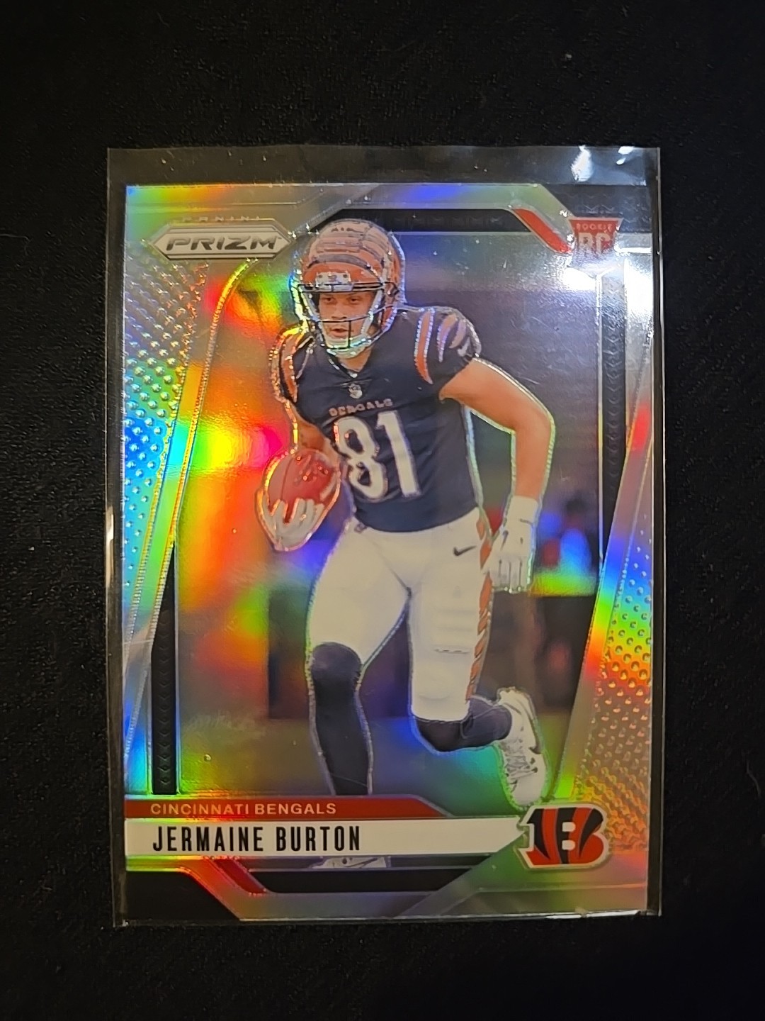 2024 Panini Prizm - Rookies Jermaine Burton #350 Silver Prizm (RC)