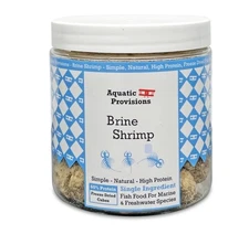 Freeze Dried Brine Shrimp Cubes, Fish Food for Freshwater and Marine Aquariums