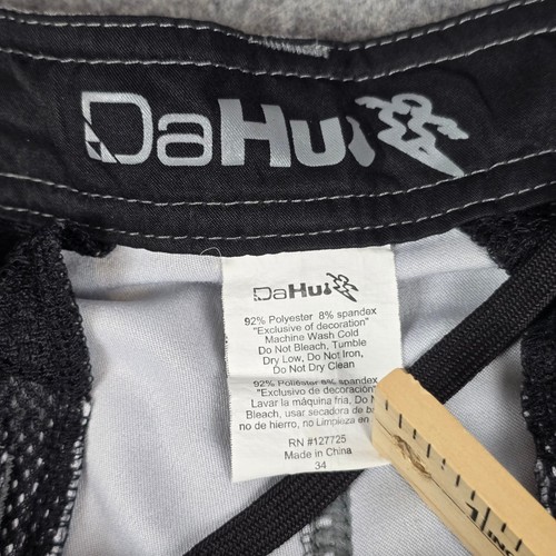 DaHui Herren meliert grau Hybrid Boardshorts Stretch Surf Walk Shorts Größe 34 - Bild 3 von 10