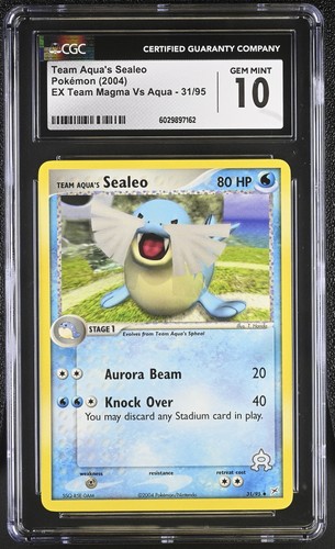 Team Aqua's Sealeo graded CGC 10 for sale on eBay