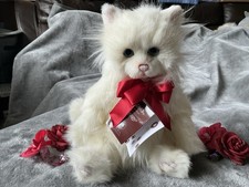 Charlie Bears Potton Eine schöne weiße Katz...