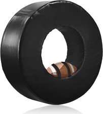 36-Inch Youth Football Tackle Wheel - Waterproof PU Leather & High-Density Foam