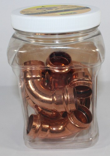 5 NEW VIEGA PROPRESS 1" X 1" COPPER 90 DEGREE ELBOW PRESS CONNECTION 5 PACK