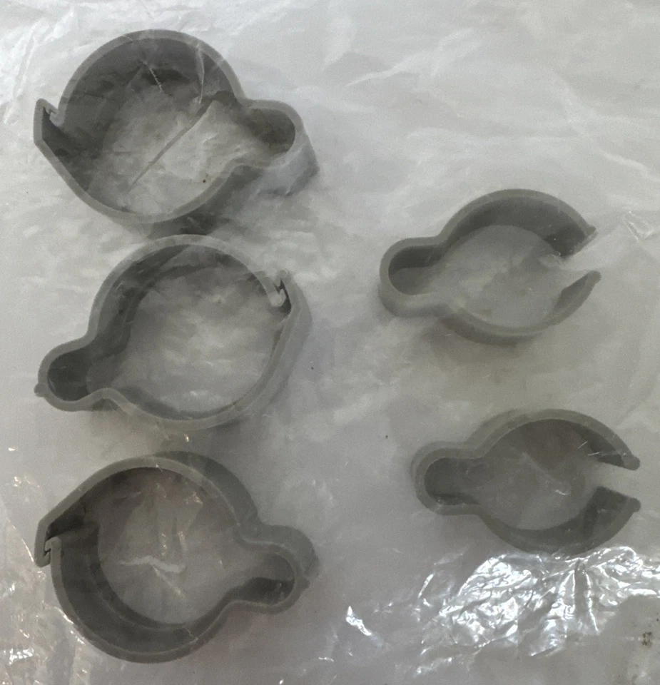 Bissell 1631 1660 1671 1672 Gran Máquina Verde Manguera Grande Clips de Retención Nuevo Foto 2 de 4