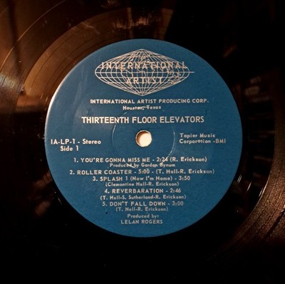 ''The Psychedelic Sounds of The 13th Floor Elevators'' LP 1st Press 1967