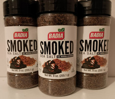 Badia® Smoked Sea Salt / Sal Mariana Ahumada/  9 oz Gluten Free Kosher (2 Pack)