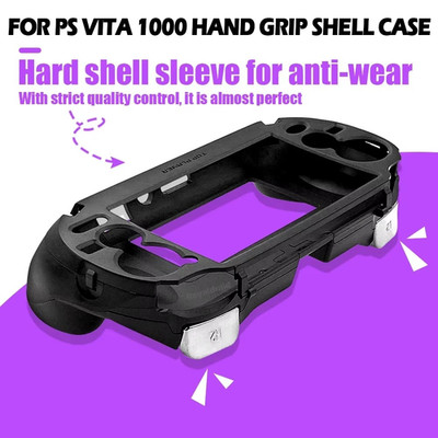 PS Vita 1000 PSV1000 Hand Grip Case Holder L2 R2 Trigger Buttons Black White
