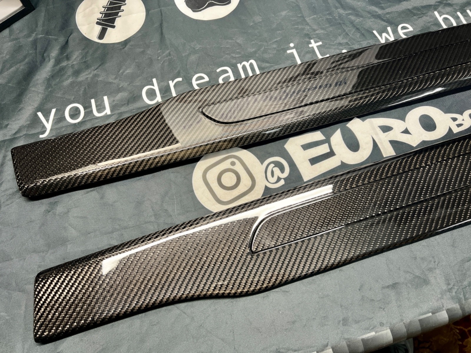 Audi R8 100% Carbon Fiber Outer Door Sills Guard for Gen 1 R8