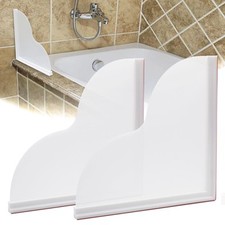 Shower Splash Guard, 2pcs Large Tub Water Splash Guard With Self-adhesive Spl...