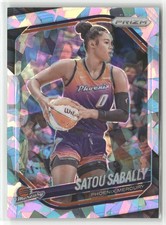 2025 Panini Prizm WNBA #4 Satou Sabally Ice Prizms