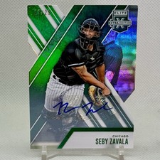 2017 Elite Extra Seby Zavala Prospect Auto Autograph Green #23/25 Die Cut