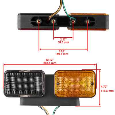 Fanale Posteriore Sinistro Per John Deere 1025R, 2025R, 2032R, 3025D, 3025E – LVA18272 - 3