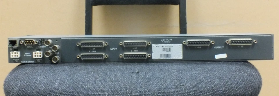 LEITCH PANACEA P-16X8A20 ANALOG AUDIO ROUTER (UNTESTED) - Image 2 of 4