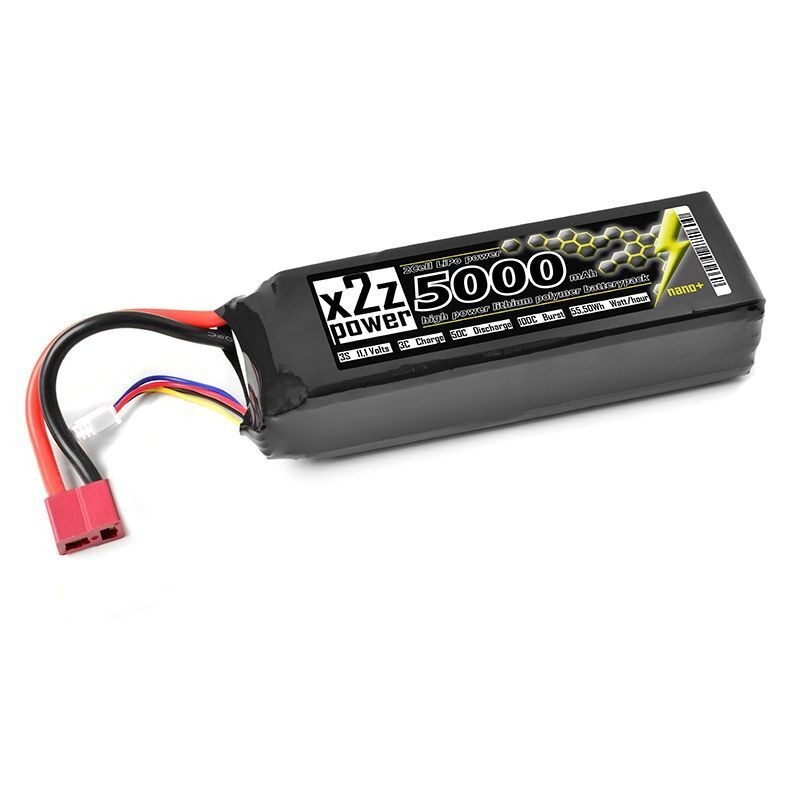 X2Z Power Racing X2Z-2870X-T-Plug Lipo Battery 50C 5000mAh 3S 11,1V T Plug