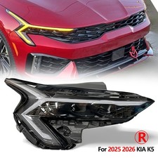 Headlight Assembly for 2025 2026 Kia K5 EX LXS GT LED Right Passenger Side
