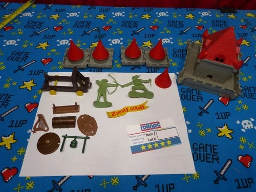 Marx Robin Hood Tower Spire Playset Vintage Parts Pieces Lot