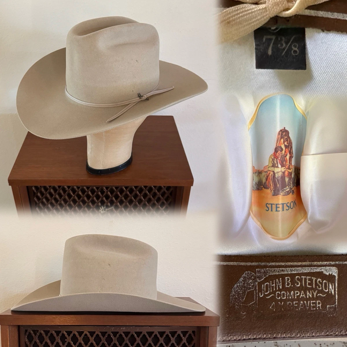 早い者勝ち、更に値下げ、Stetson ベージュ 59 7 3/8 早い者勝ち、更に値下げ、Stetson ベージュ 59 7 3/8