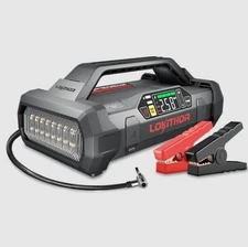 Lokithor Jump Starter w/ Air Compressor 2500Amp 12V 150PSI-35l/min JA302