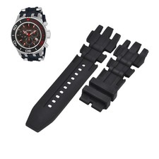 Subaqua 22362 26mm Black Rubber Watch Strap For Invicta