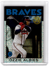 2021 Topps Chrome Silver Pack #86TC-35 Ozzie Albies ‘86 Topps Mojo Refractor