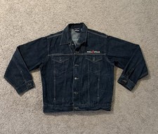 VTG Rocawear Men Y2K Jacket M Blue Jean Denim-Rocawear designed buttons/patches