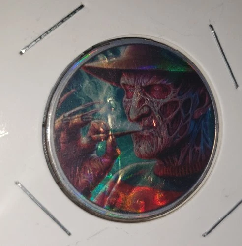 Horror Icon Freddy Krueger Colorized Kennedy Half Dollar Nightmare On Elm Street