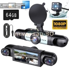 360° 4 Channel 1080P HD Car Dash Cam Front a...