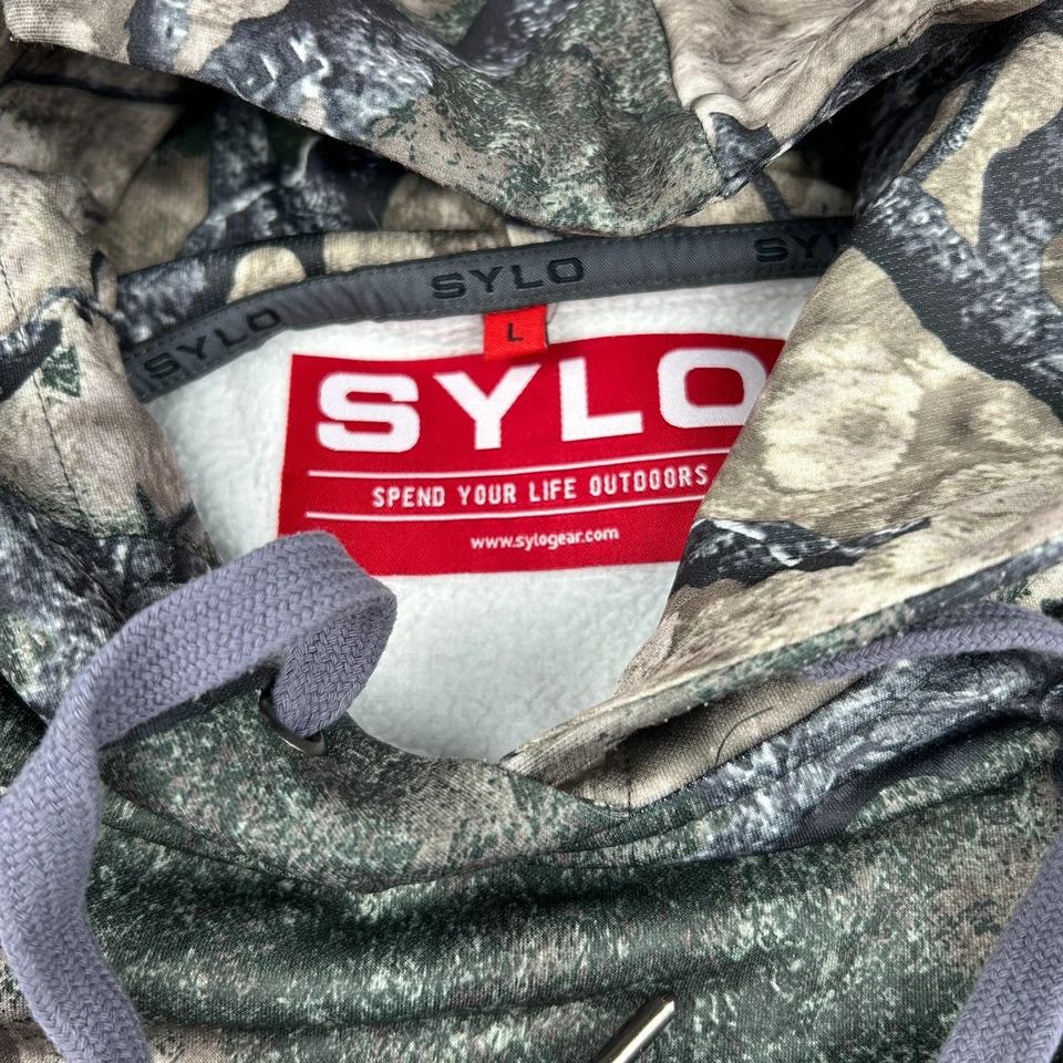 Sylo Mothwing Mountain Mimicry Men’s L Hooded Sweater Hoodie - Image 4 of 4