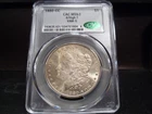 1880-CC MS63 8/High 7 VAM-5 Morgan Silver Dollar CAC Certified - White/Gold Hue